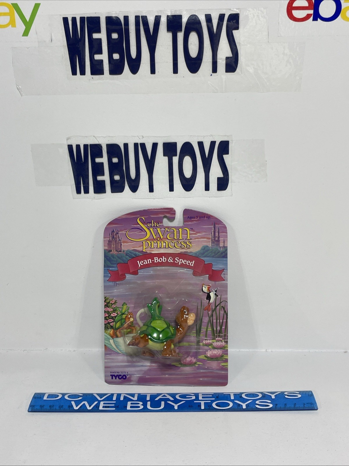 RARA Figurina Tyco 1994 Principessa Cigno Jean-Bob & Speed Frog & Turtle Vintage