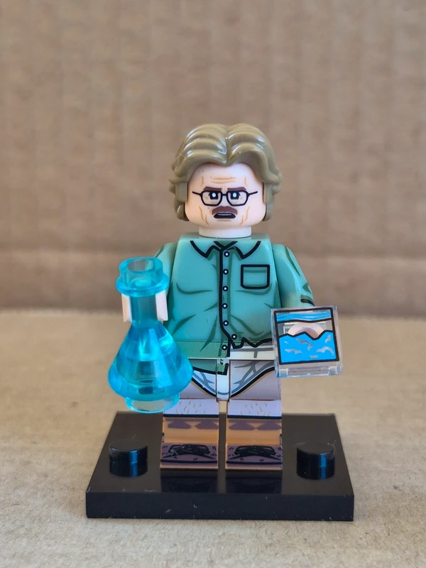 Walter White Bryan Cranston style Lego compatible