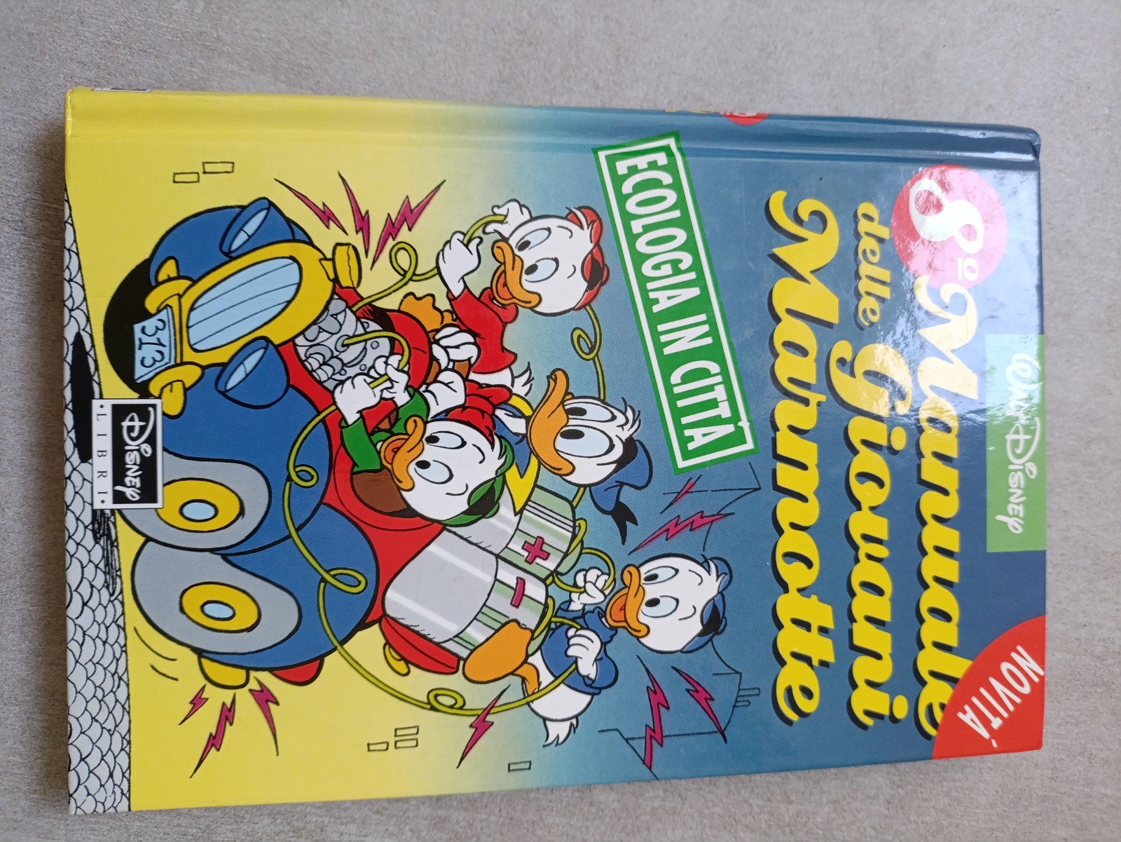Disney Manuale Giovani Marmotte n.8 Ecologia in città 1ª ed. cartonato 1991