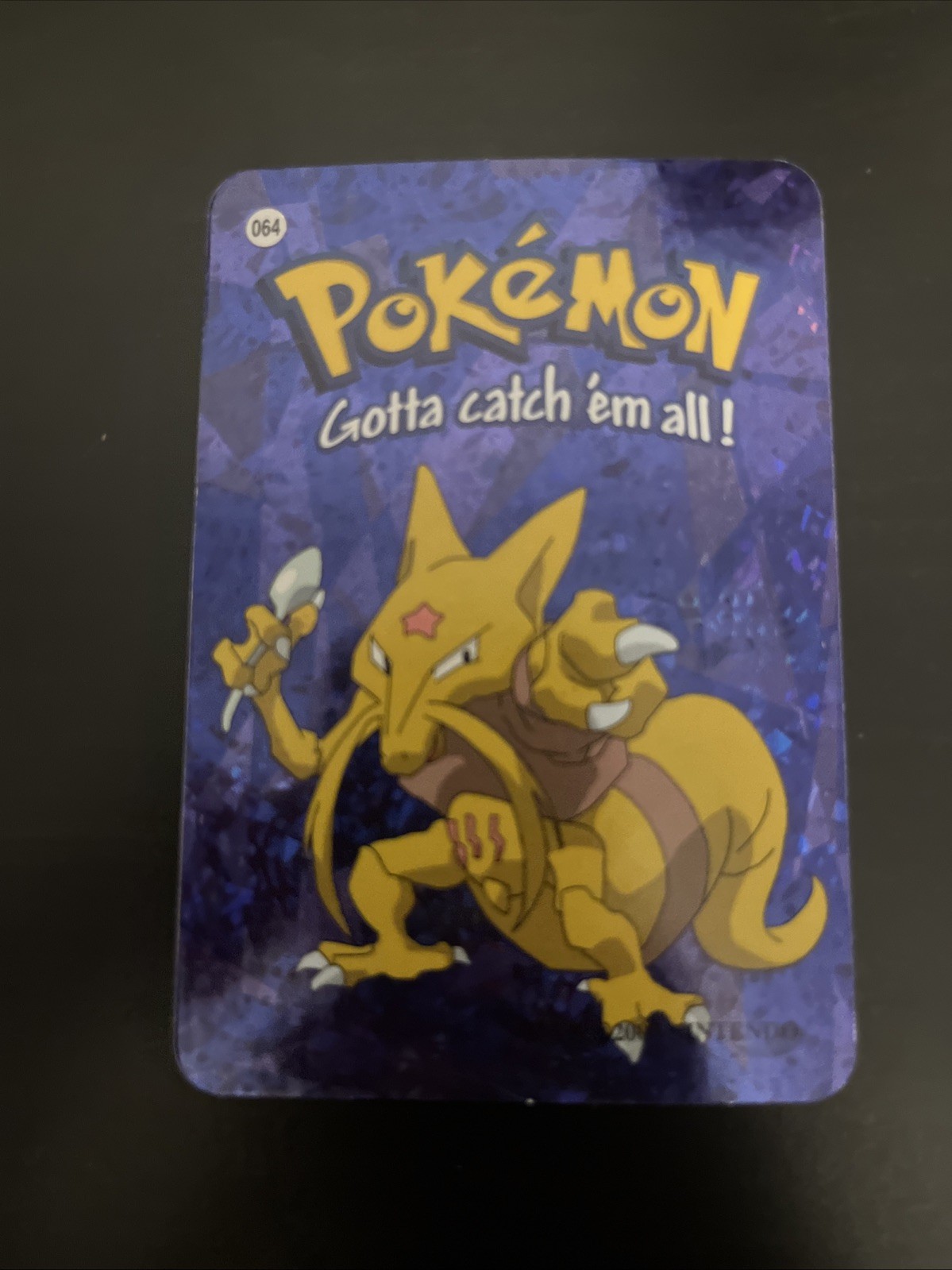 Kadabra Prism Sticker 064 Nintendo 2000