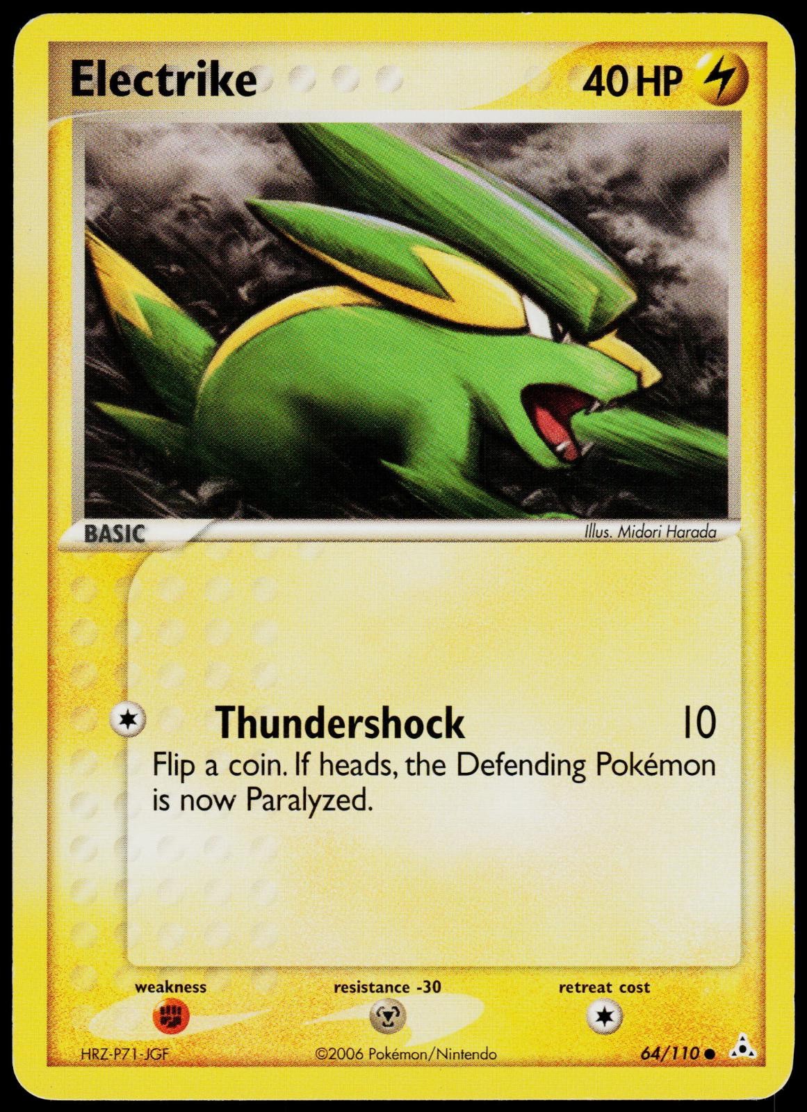 Electrike 64/110 Holon Phantoms - Pokemon LP (Comune)