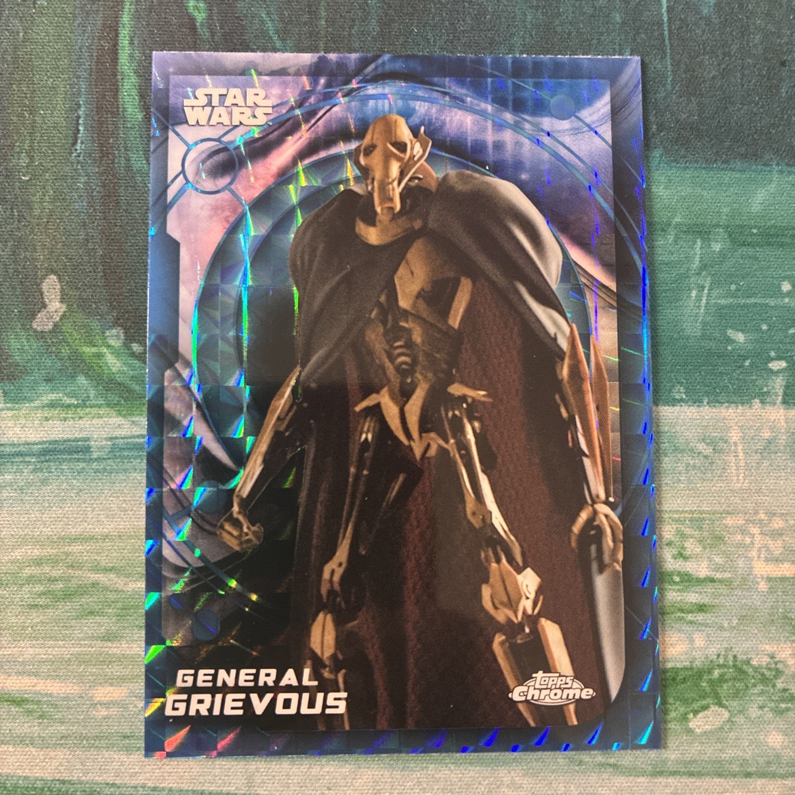 2026 Topps Chrome Star Wars #29 General Grievous Blue Geometric