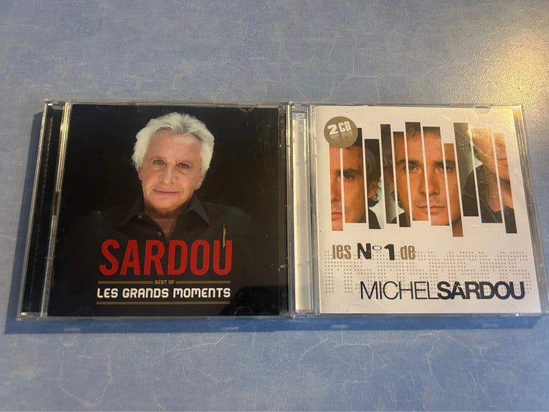 Lot 2 double CD Michel Sardou (Les N°1 + Best of Les Grands Moments)