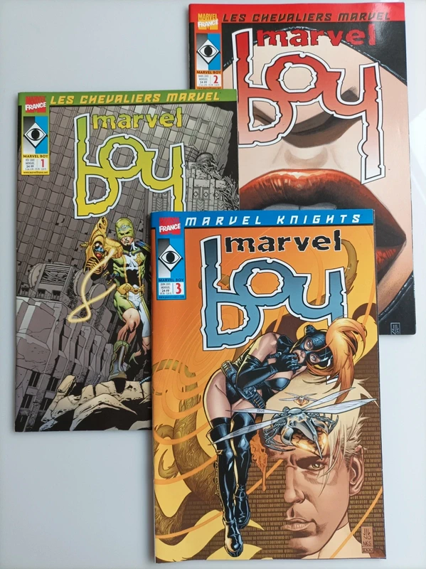 Lot 3 Marvel boy 3 euros l'ensemble