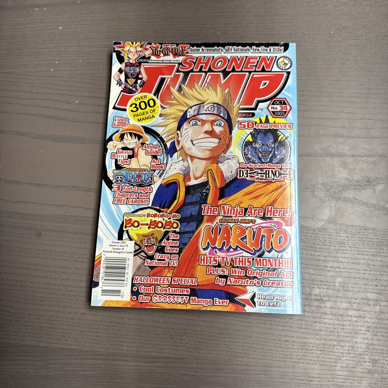 Shonen Jump (ottobre 2005) (senza carte) MANGA