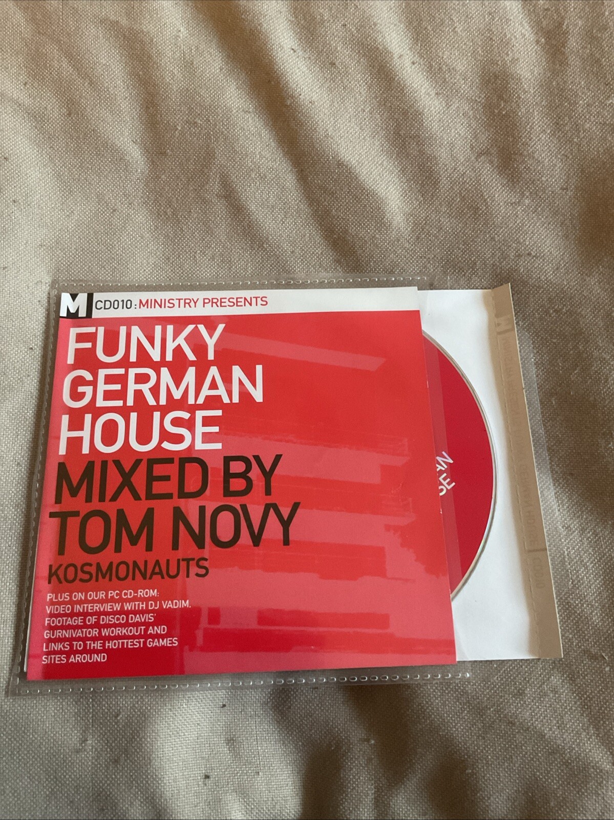 Tom Novy - Funky German 🇩🇪 House - Original CD Album & Inserts Only 4927