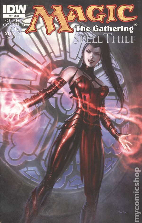 Magic The Gathering Spell Thief #2AU FN 2012 Stock Image