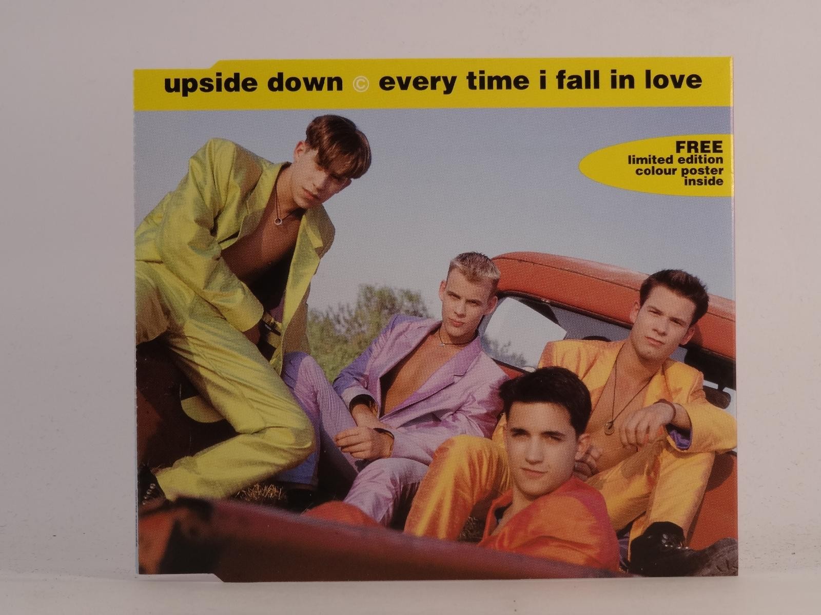 UPSIDE DOWN EVERY TIME I FALL IN LOVE (J16) 3 Track CD Single plus Picture Sleev