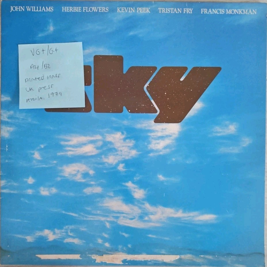 Sky Self Titled Vinyl Record VG+/G+ ARLH 5022 1979