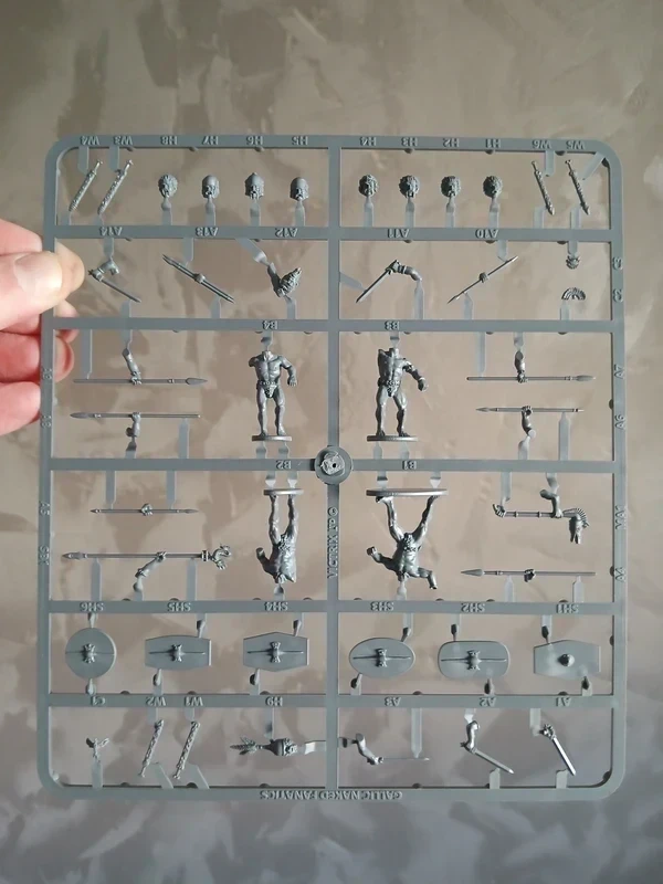 Victrix Naked Warriors - Celtic Gaulois - figurines sur grappe fanatiques pictes Celtes