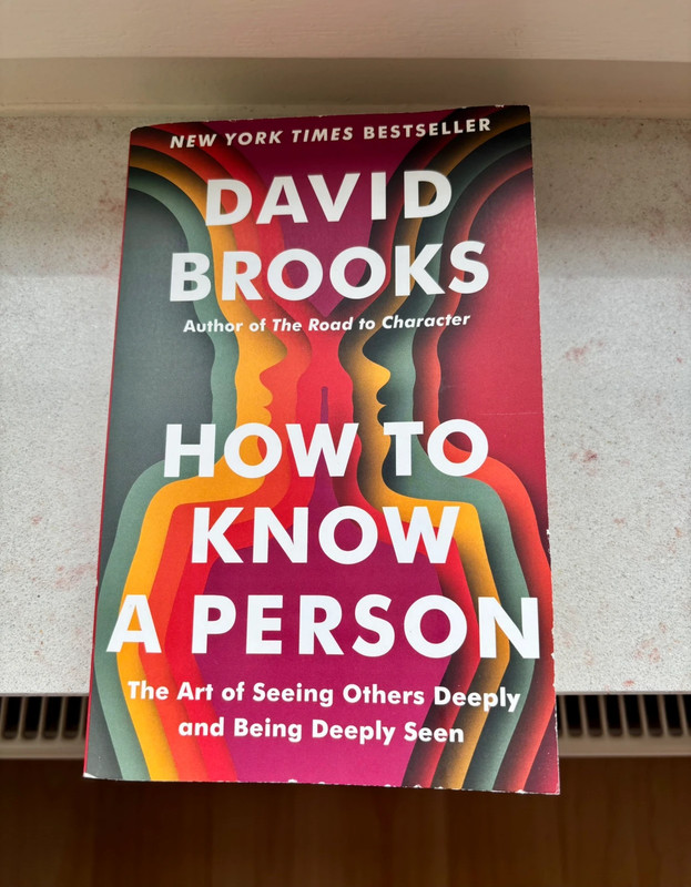 How to know a person David Brooks sociology non-fiction book