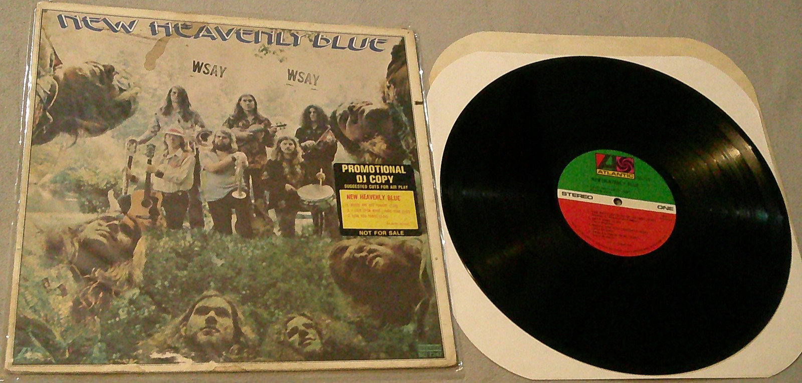 [1972] New Heavenly Blue [NM 12" record LP] Country Rock (Atlantic) PROMO