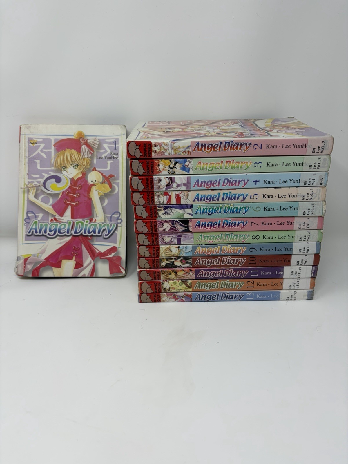 Angel Diary Manga Lotto Vol 1-13 Trade Paperback Kara & Lee YunHee Inglese