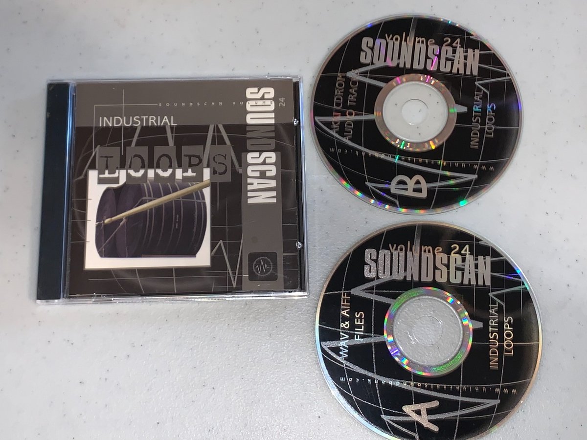 SOUNDSCAN VOLUME 24 INDUSTRIAL LOOPS 2 CD SAMPLER