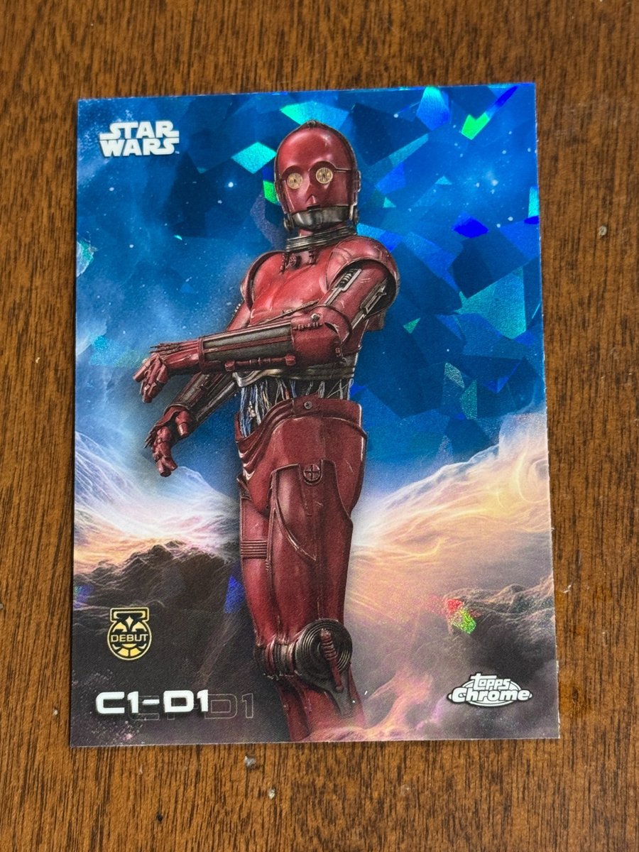 2025 Topps Chrome Star Wars Zaffiro C1-D1 #14