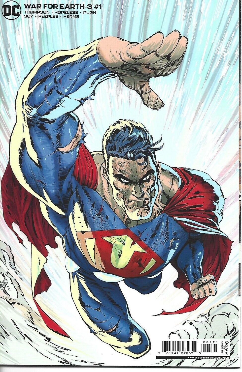 WAR FOR EARTH-3 #1 GLEB MELNIKOV VARIANT DC COMICS 2022 NEW UNREAD BAG AND BOARD