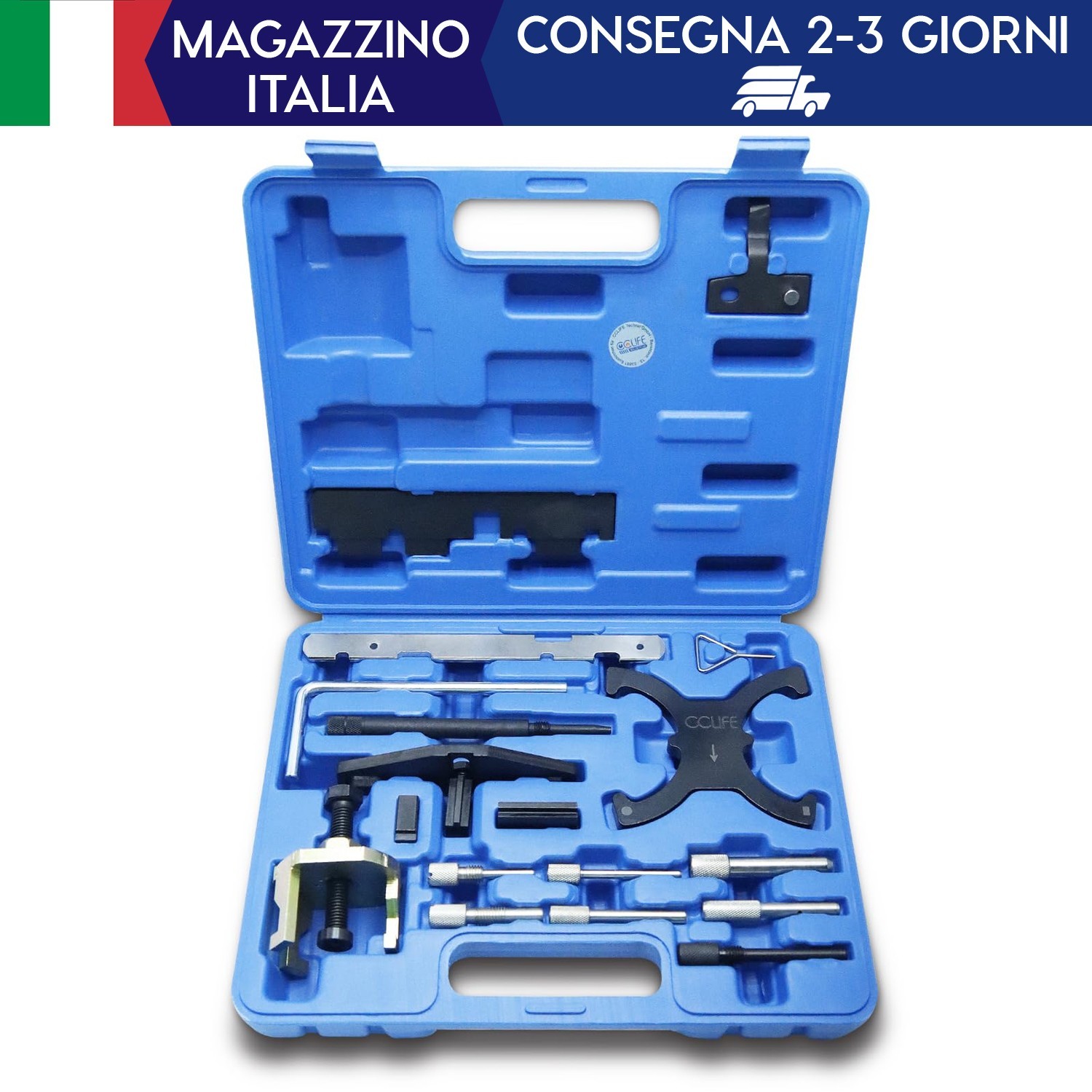 CCLIFE Motore Kit Attrezzi Messa in Fase Compatibile PSA Ford 1.25 1.4 1.6 1.7 1