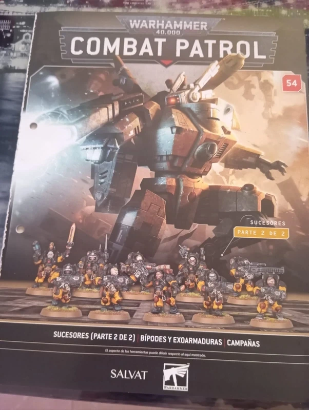 10 sucesores bipodes con exoarmadura warhammer 40K