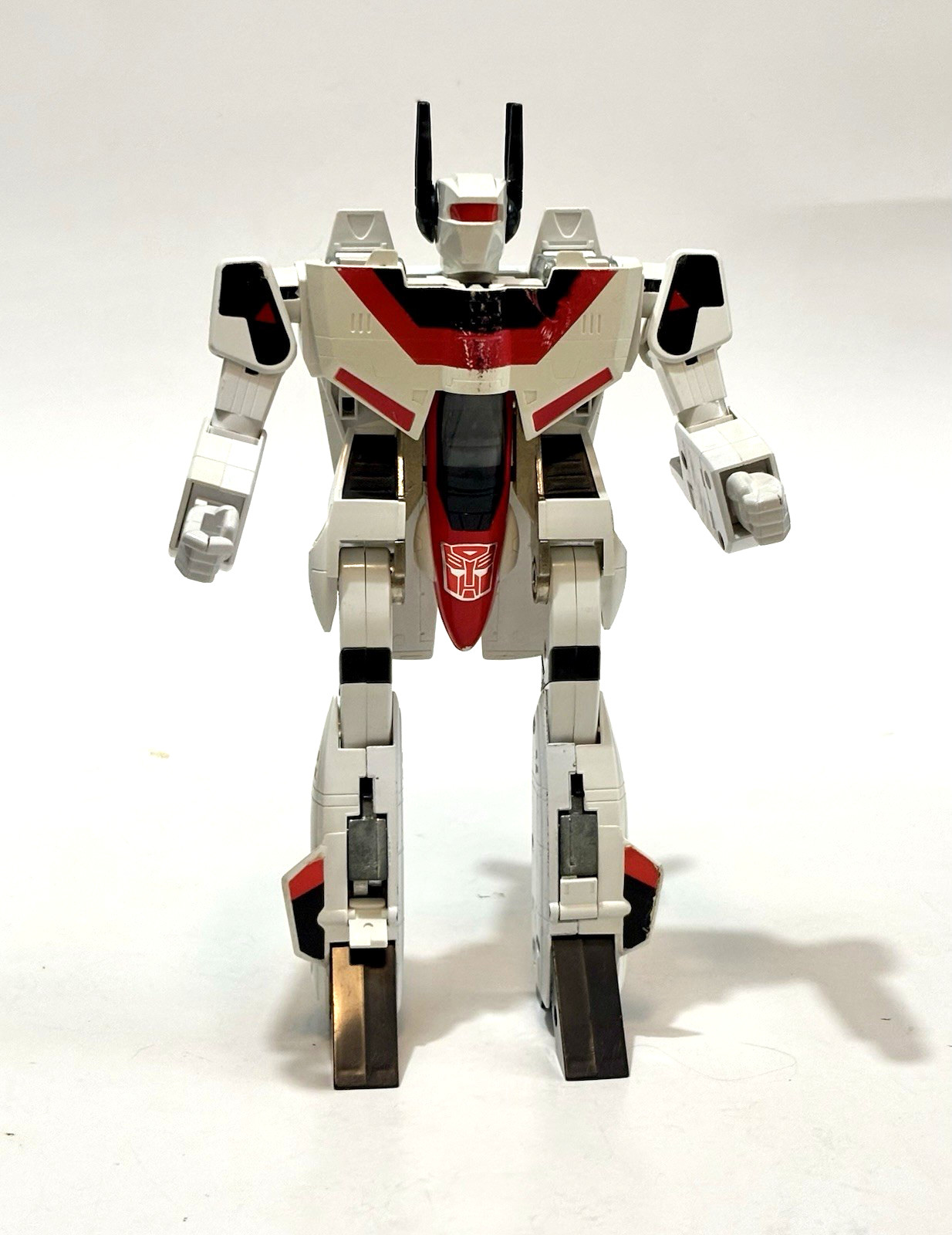 Transformers G1 Jetfire 1985 Hasbro Bandai vintage incompleto LEGGI