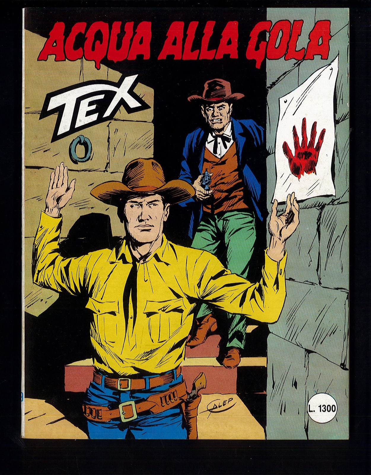 Tex Prima Edizione "Acqua alla gola" N.309 del 1986 Sergio Bonelli Edicola ▓