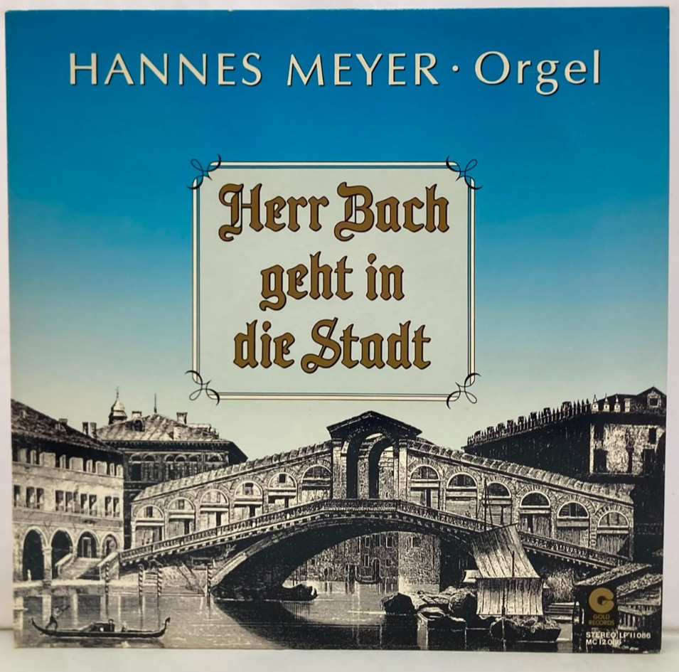 LP - Hannes Meyer - Herr Bach geht in die Stadt - LP 11086 Vinyl