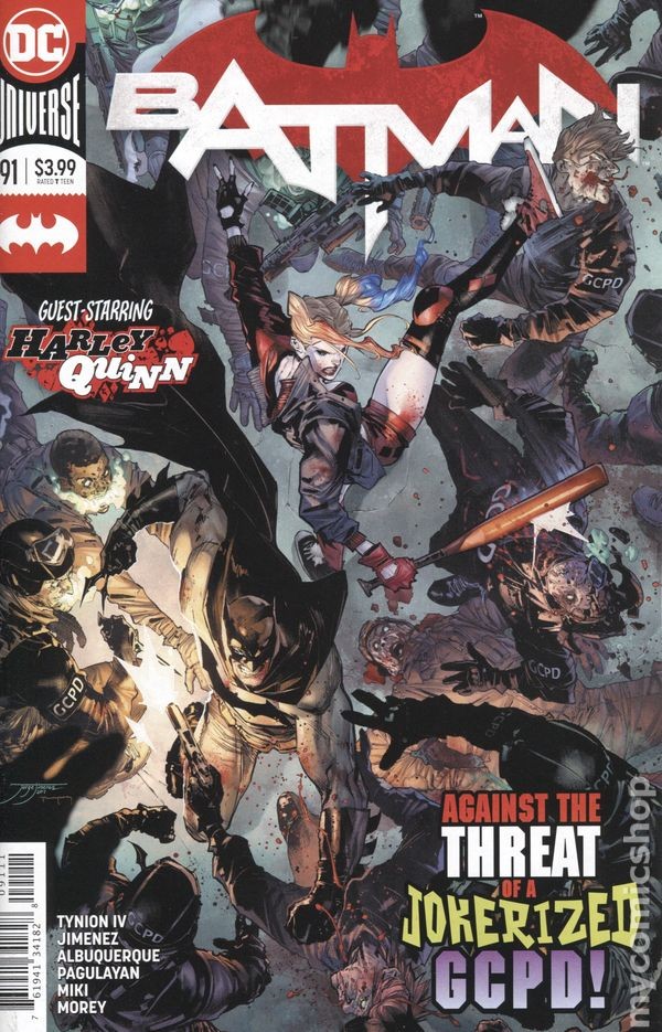 Batman #91A Jimenez VF 2020 immagine stock