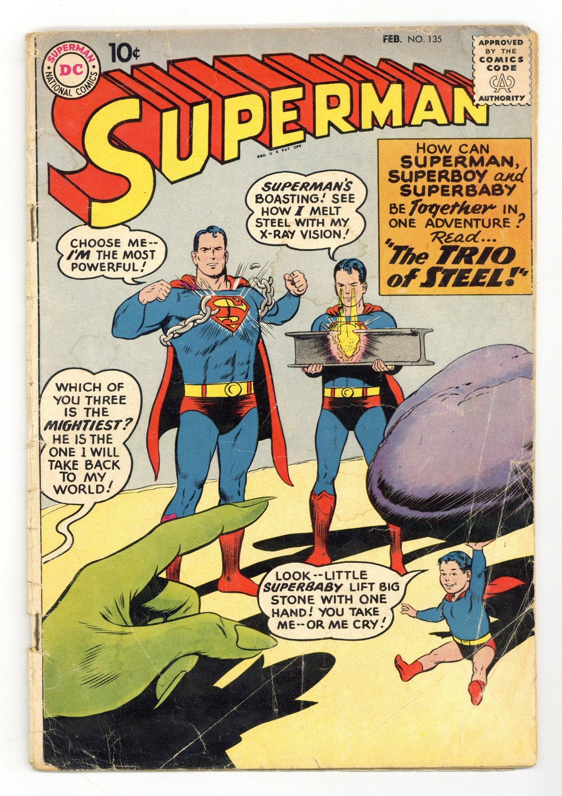 Superman #135 GD 2.0 1960