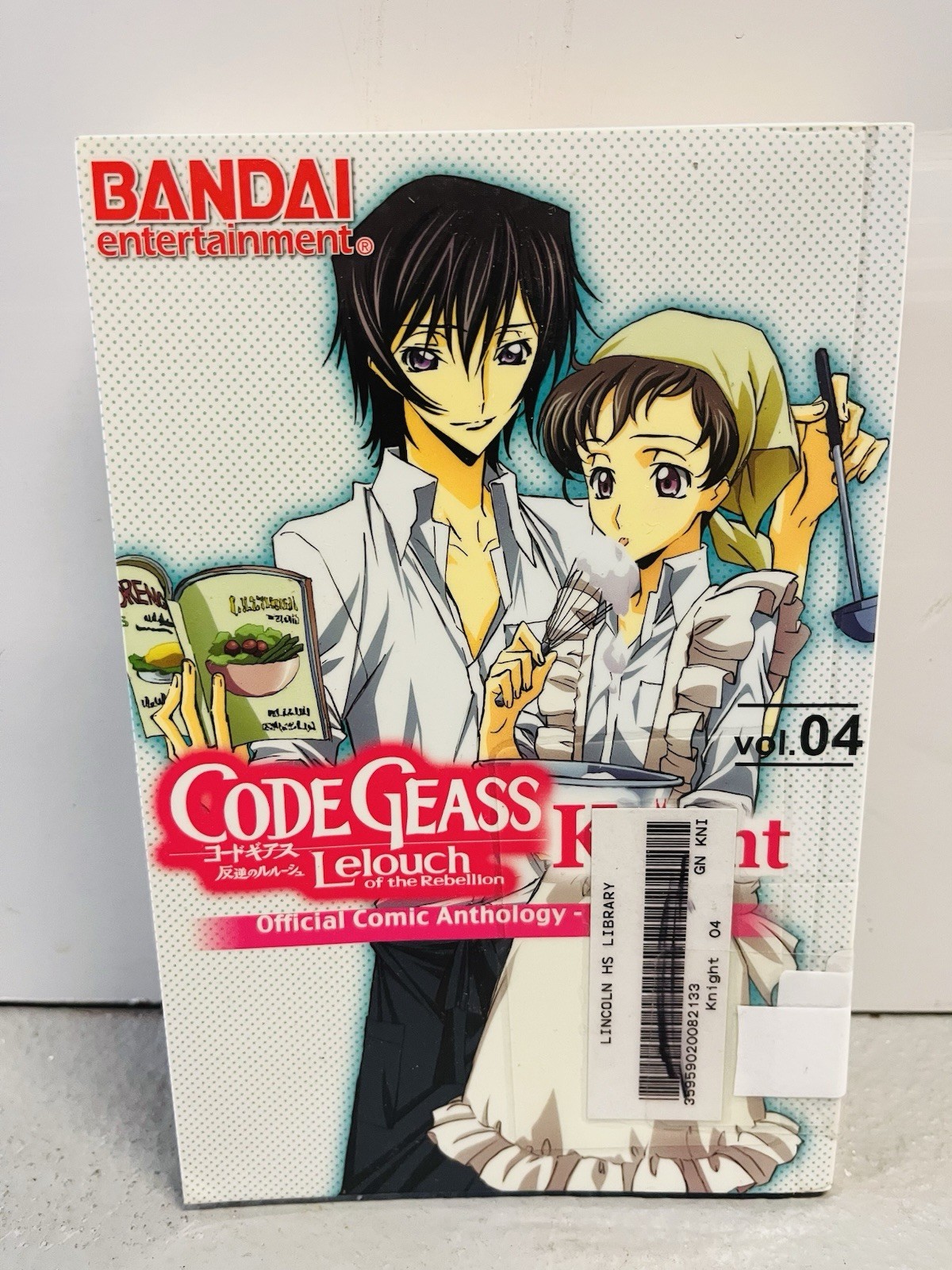 Code Geass Knight Antologia Fumetto Ufficiale per Ragazze Vol 4 Inglese Bandai Ex-Lib
