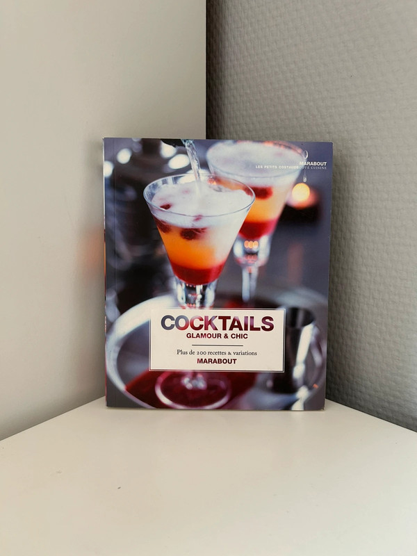 Livre cocktails glamour & chic Marabout