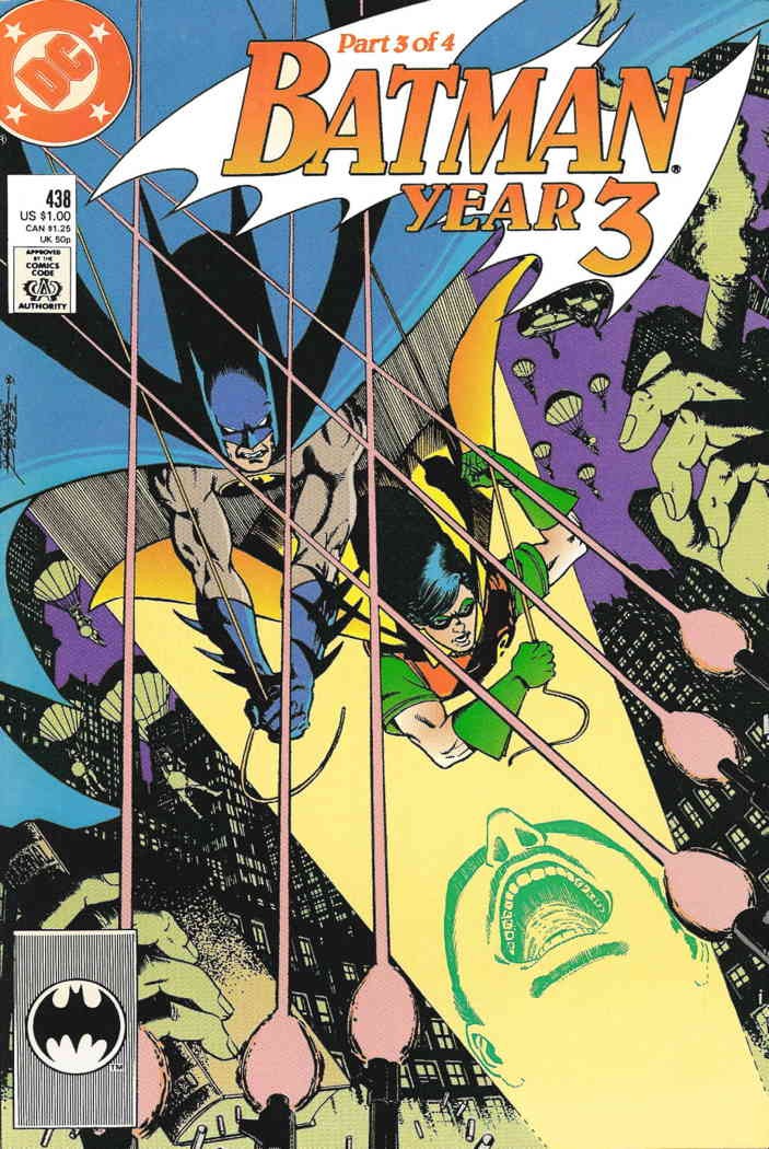Batman #438 VF; DC | Year 3 #3 George Perez - w/Bag+Board