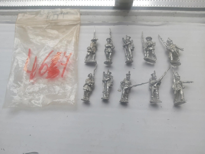 (467) figurines en plomb 28mm perry mignatures