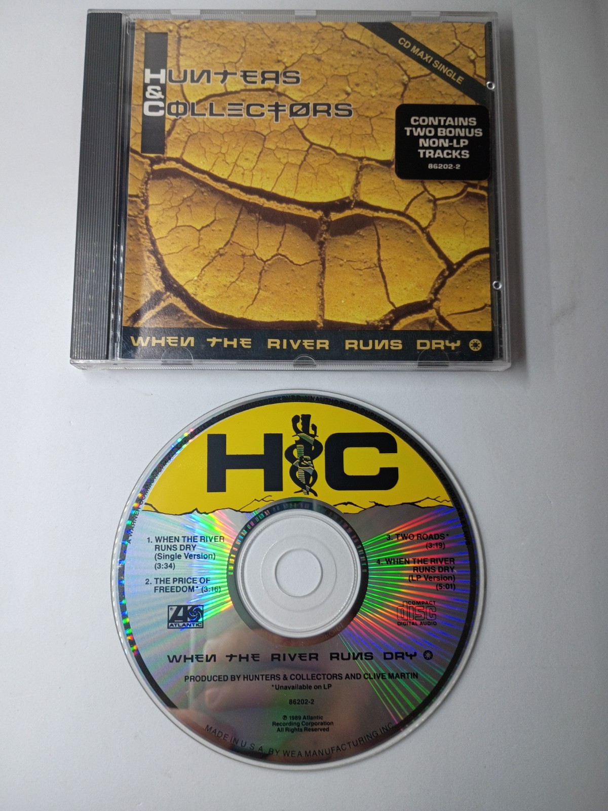 Hunters & Collectors When The River Runs Dry CD W/ 2 Bonus - MINT DISC!