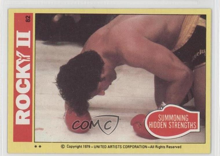 1979 Topps Rocky II Summoning Hidden Strengths #82 0b5
