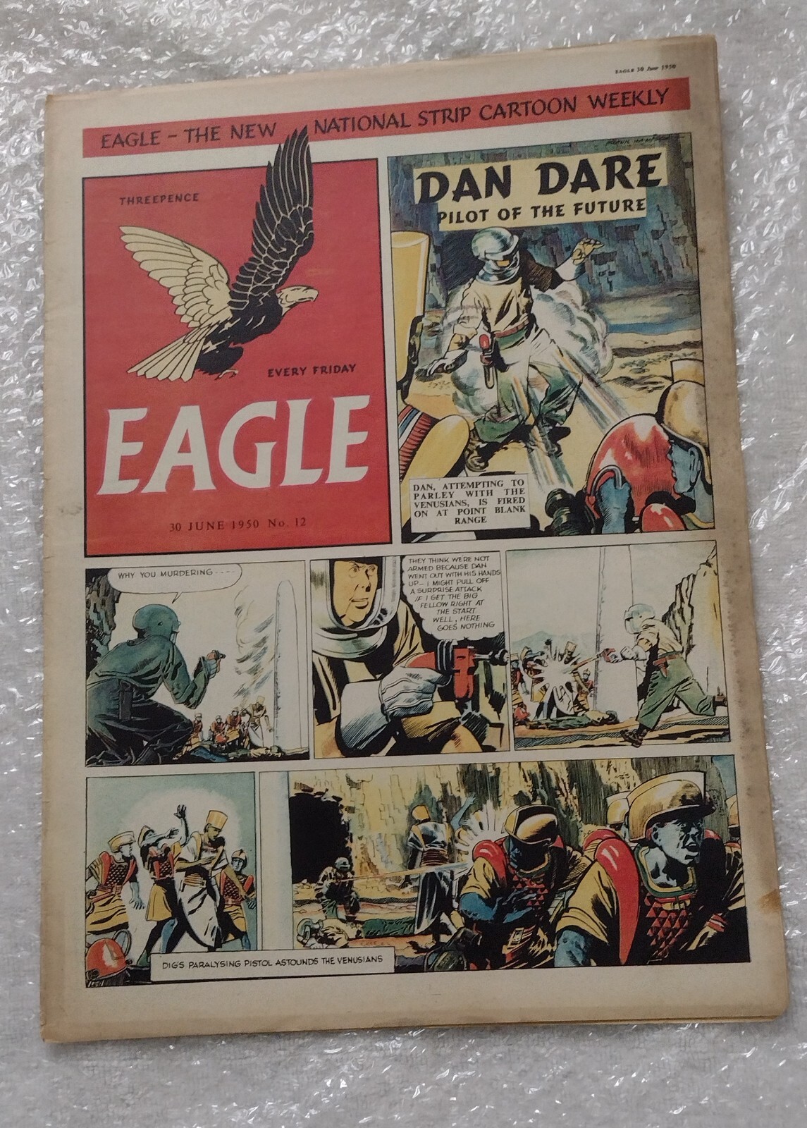 Eagle Comic Vol 1 No 12 30 June 1950 - Good Condition - RARE