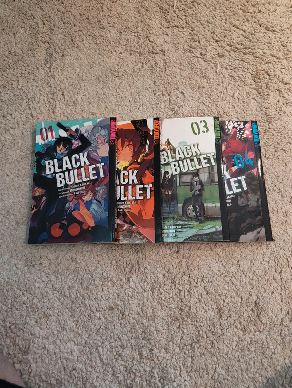 Black Bullet – Band 1-4 Manga Komplettset