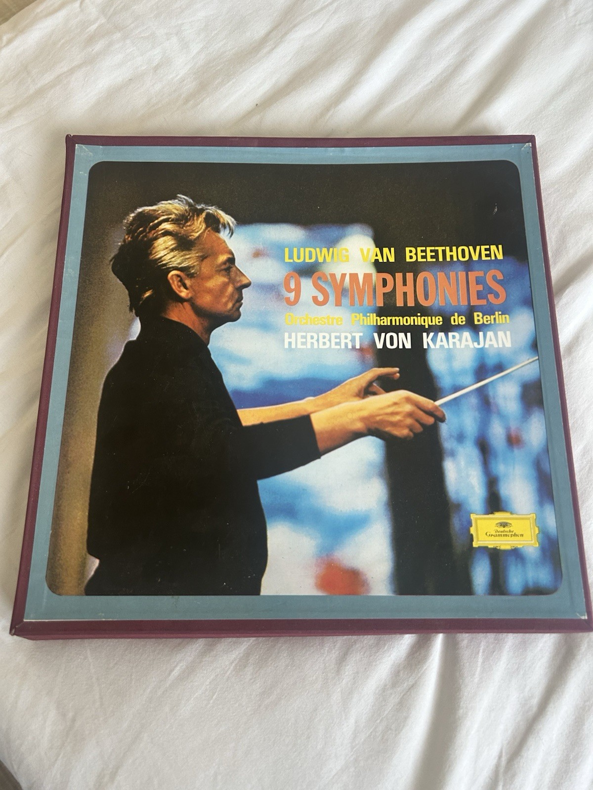 Beethoven – 9 Symphonies – Karajan – Coffret 8 LP Vinyles – Deutsche Grammophon