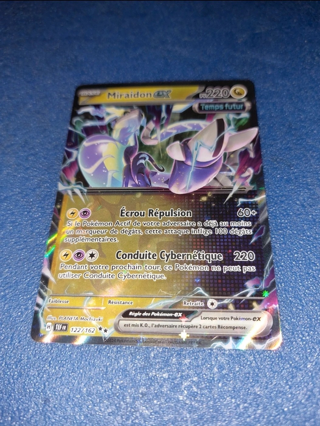 Miraidon ex 122 162 carte card pokémon pokemon
