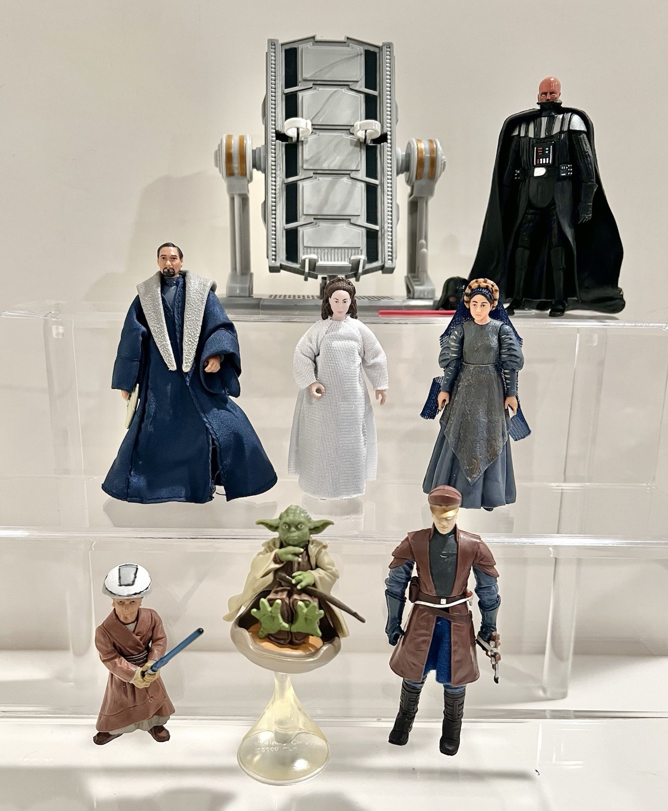 Star Wars Revenge Of Sith Figure Lot Rebuild Vader Legacy Typho Evolution Padme