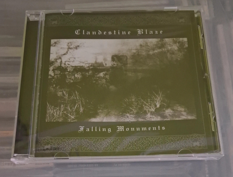 Clandestine blaze falling monuments cd LAST copy