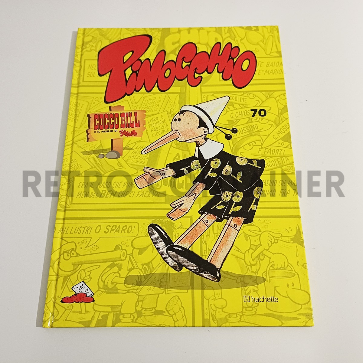 Cartonato Hachette COCCO BILL E IL MEGLIO DI JACOVITTI - 70 Pinocchio