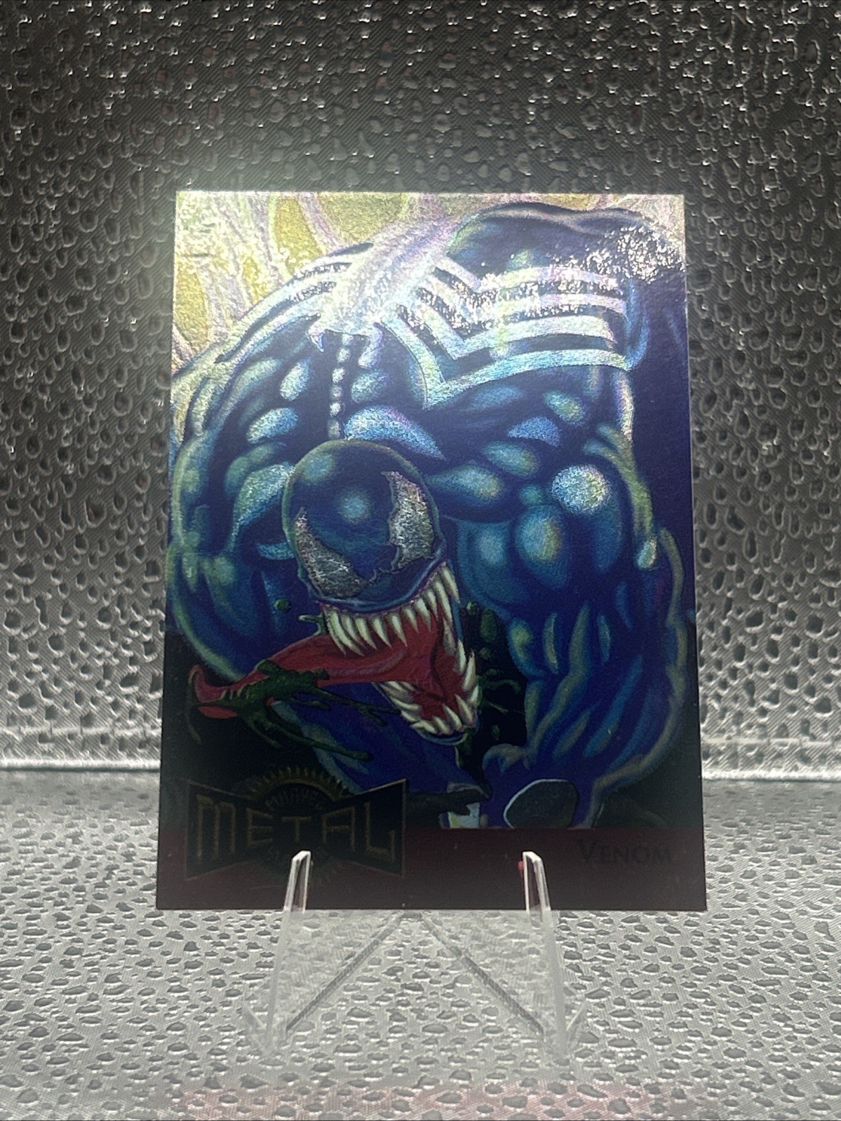 Venom Limited Edition Gold Blaster 1995 Fleer Marvel Metal 16 of 18