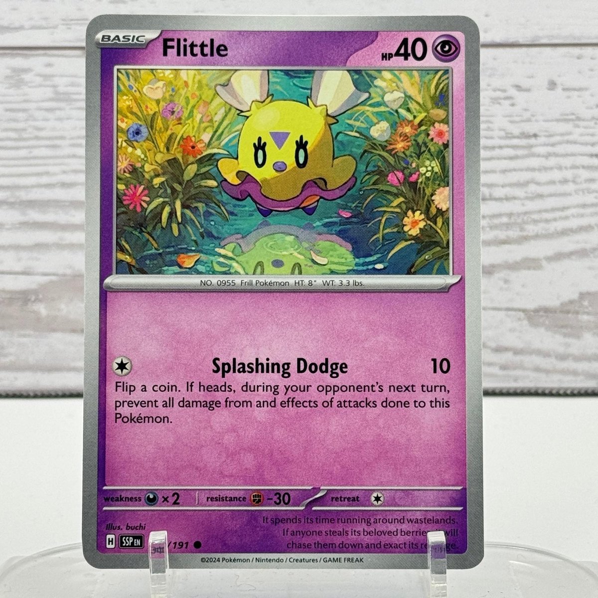 Flittle 094/191 Scintille Urgenti Pokemon quasi nuovo