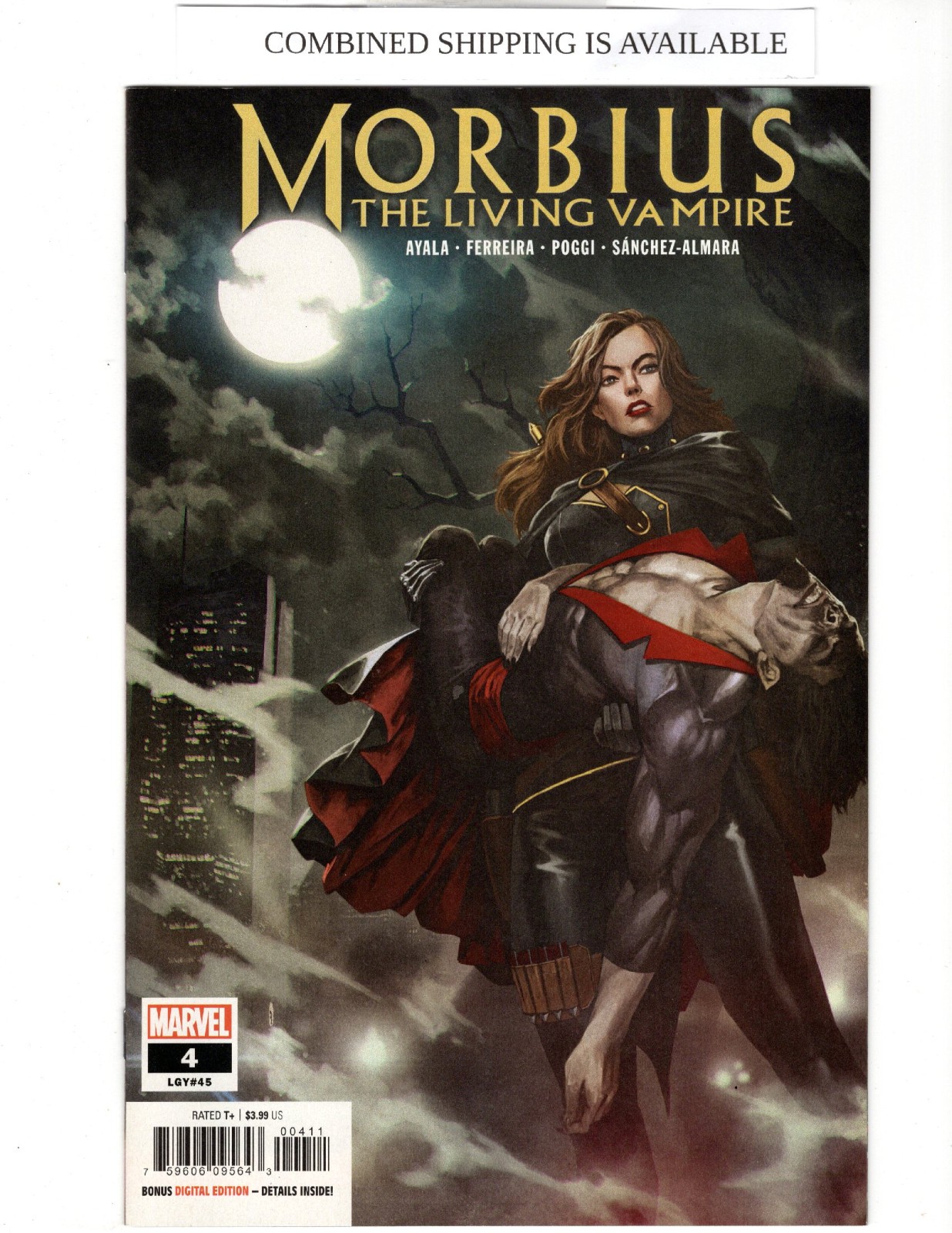 Marvel Comics Morbius Vol.1 #4 Variant Cover A