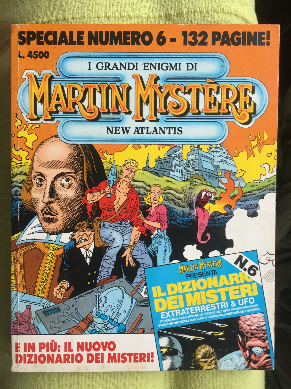 MARTIN MYSTERE - SPECIALE N° 6, NEW ATLANTIS, 1989 - ED. DAIM PRESS, OTTIMO!