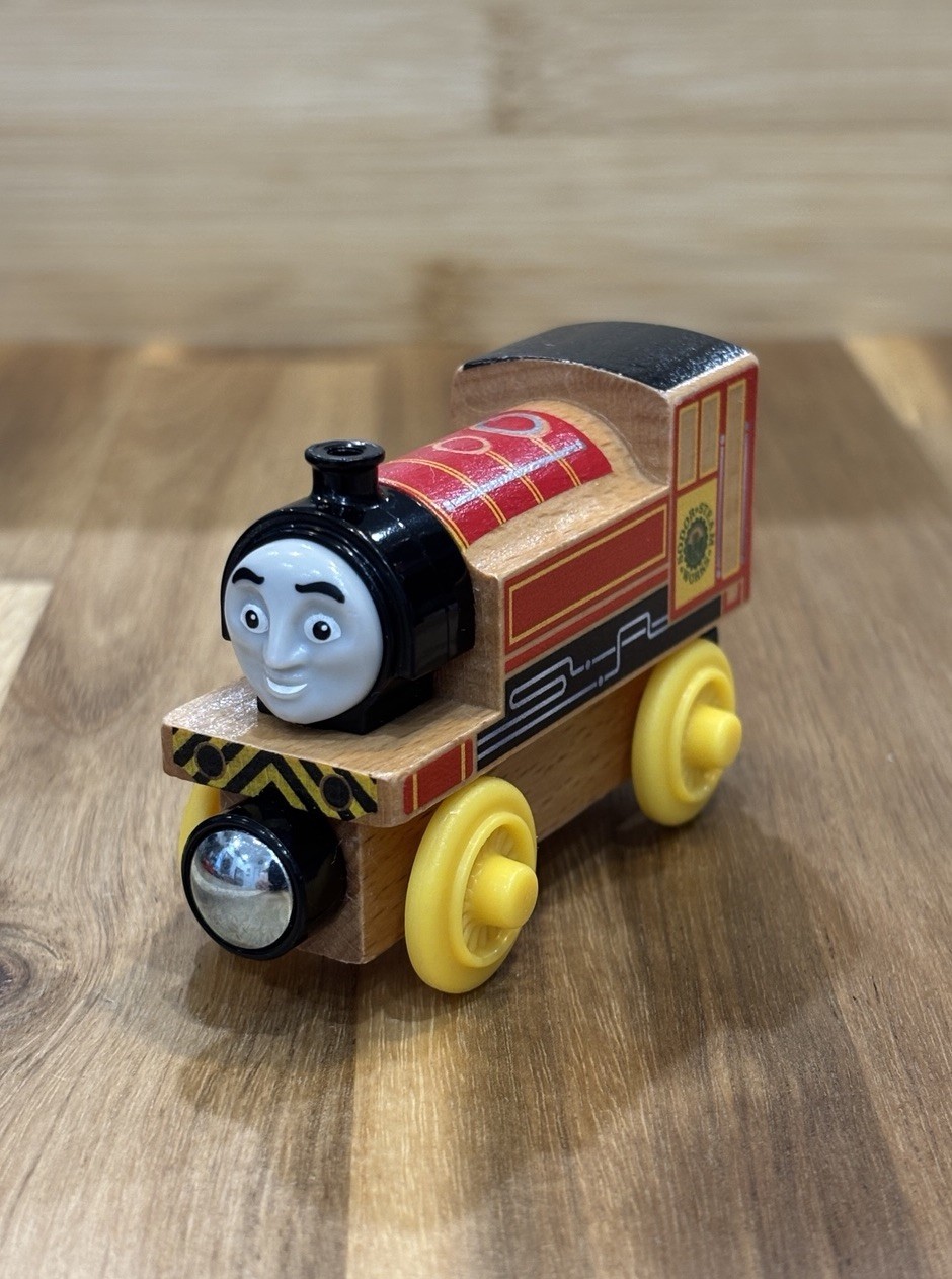 VICTOR! Ferrovia in legno Thomas and Friends ~ VERO LEGNO RARO!