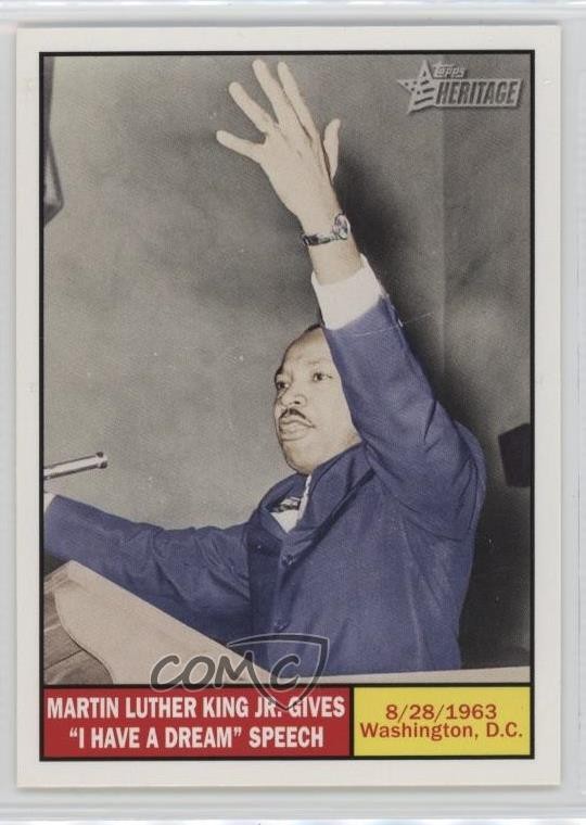 2009 American Heritage Martin Luther King Jr Gives I Have a Dream Speech 10gd