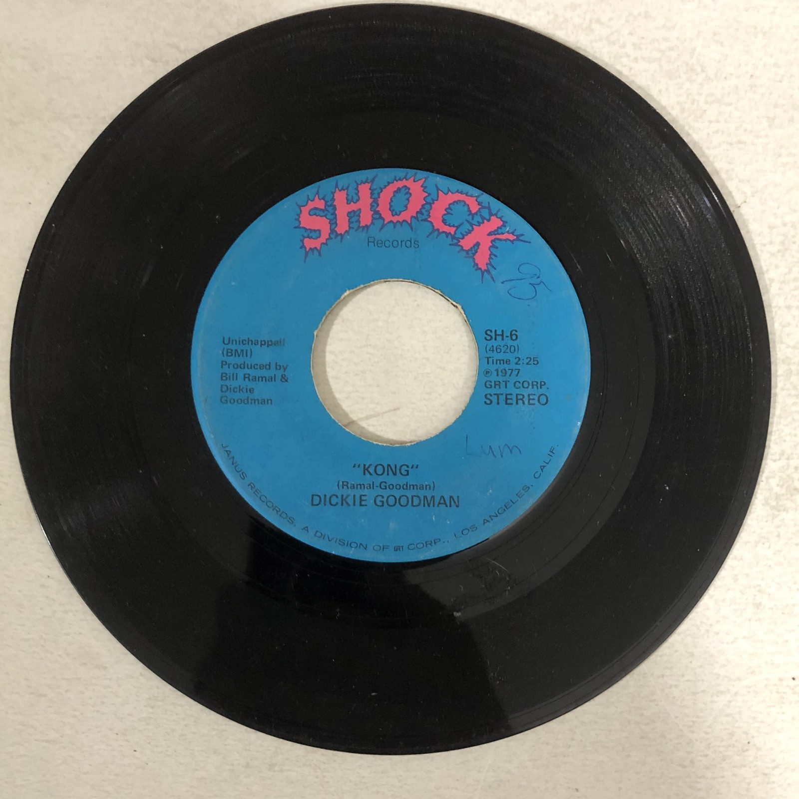 Dickie Goodman Kong Record 45 Shock Records