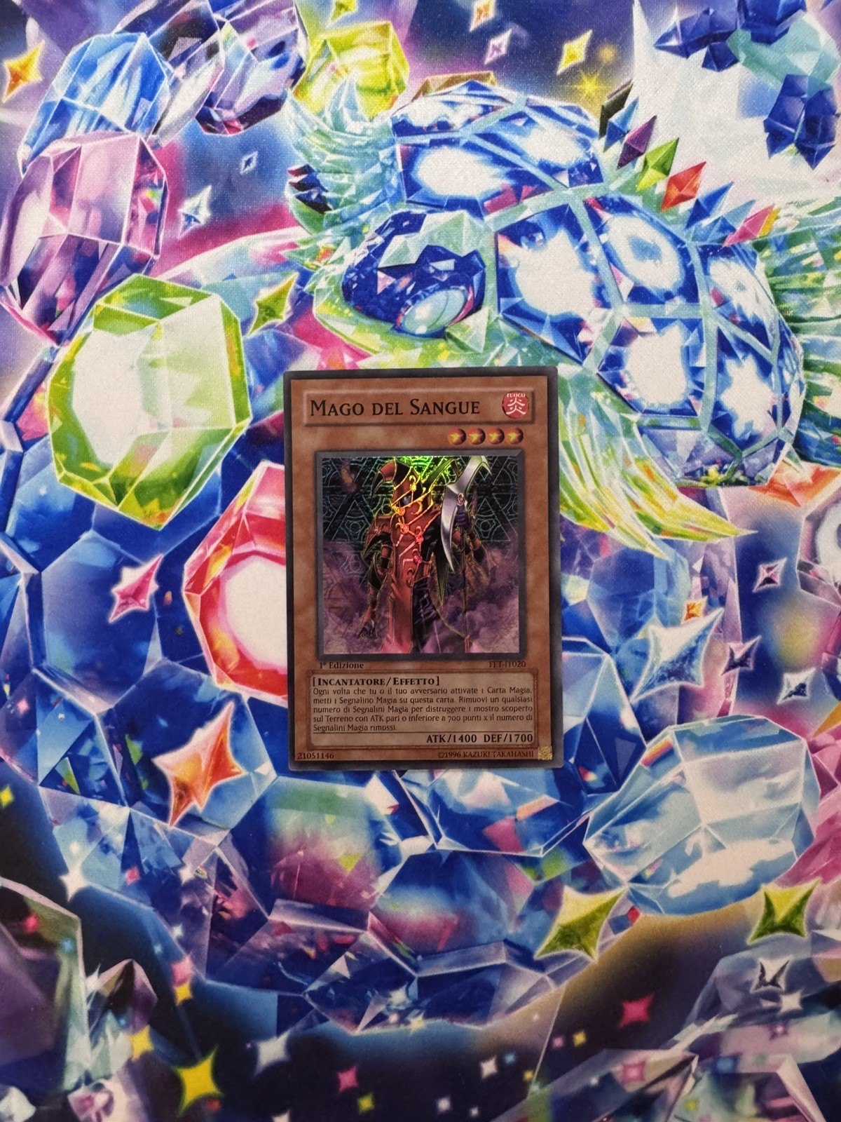 Yu Gi Oh - MAGO DEL SANGUE - FET IT020 1^ EDIZIONE , Super Rara (N/M-)