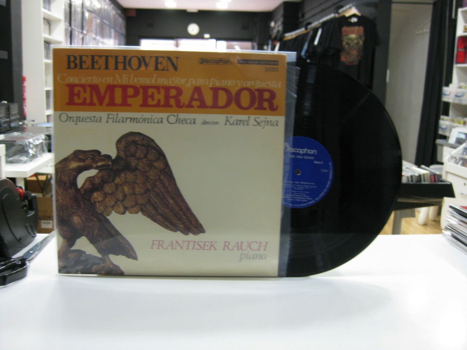 BEETHOVEN LP SPAGNOLO IMPERATORE 1965 KAREL SEJNA, FRANTISEK RAUCH