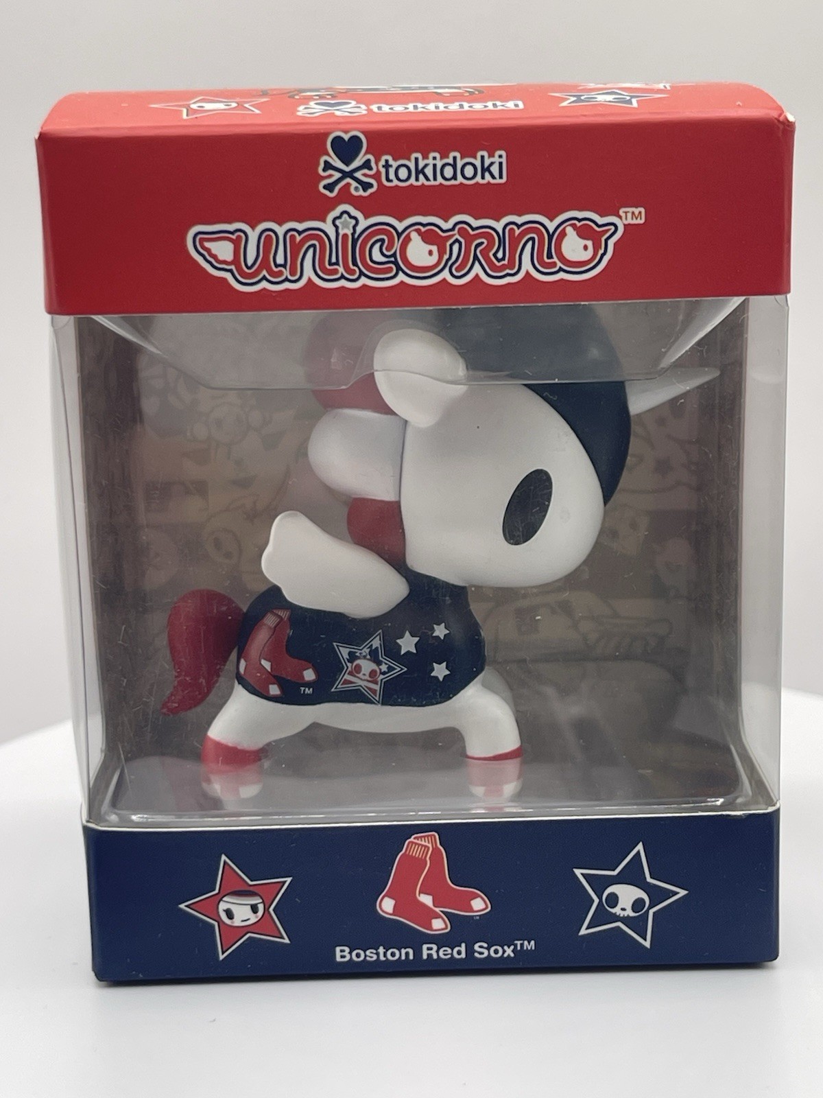 Tokidoki BOSTON RED SOX MLB Unicorno nuovo con scatola